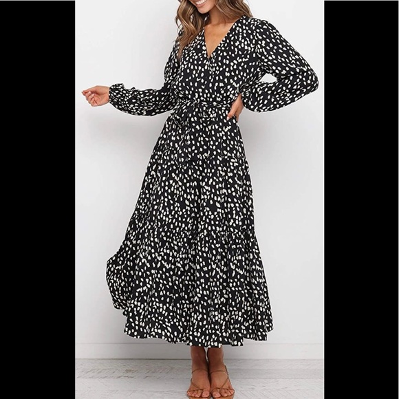 Dresses & Skirts - Leopard Print Long Maxi Dress - Brand New w/o tag
